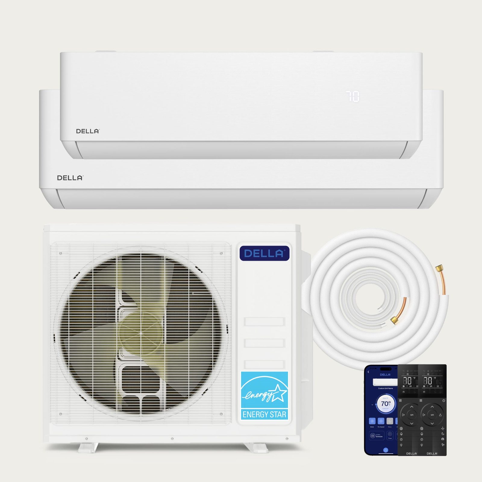 Aria 20K Dual-Zone Mini Split — view 01
