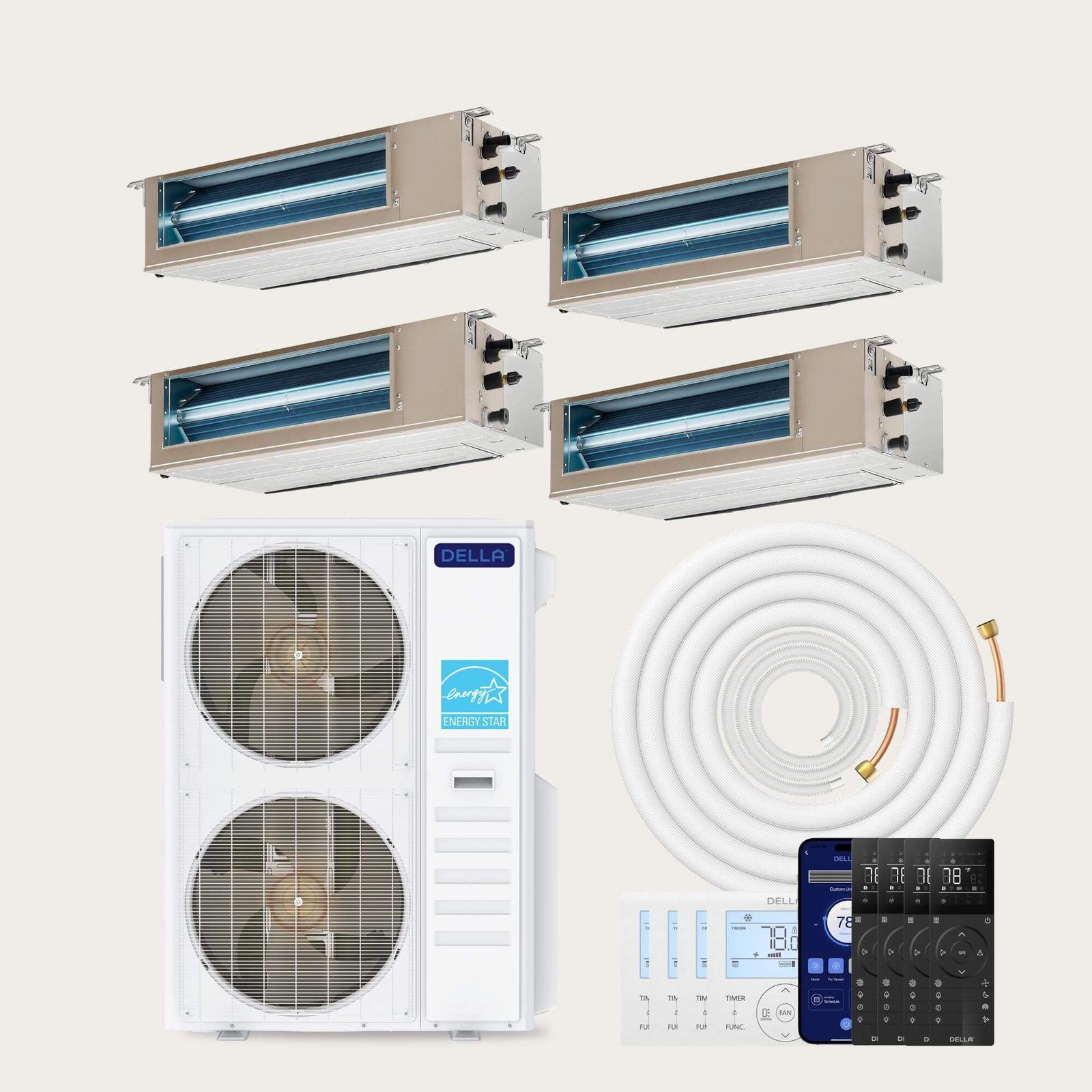 Veil 48K Quad-Zone Concealed Duct — view 01